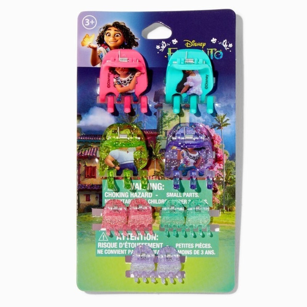Disney Encanto Hair Claw Clips 10 Pack Lot Of 2 Mirabel Isabela Luisa Glitter